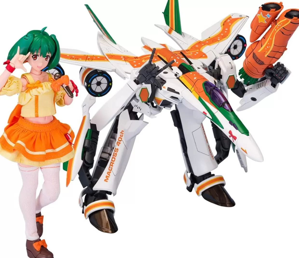 New Aoshima Acks V.F.G. Macross Frontier Vf-25F Messiah Ranka Lee Macross 40Th Anniversary Plastic Model