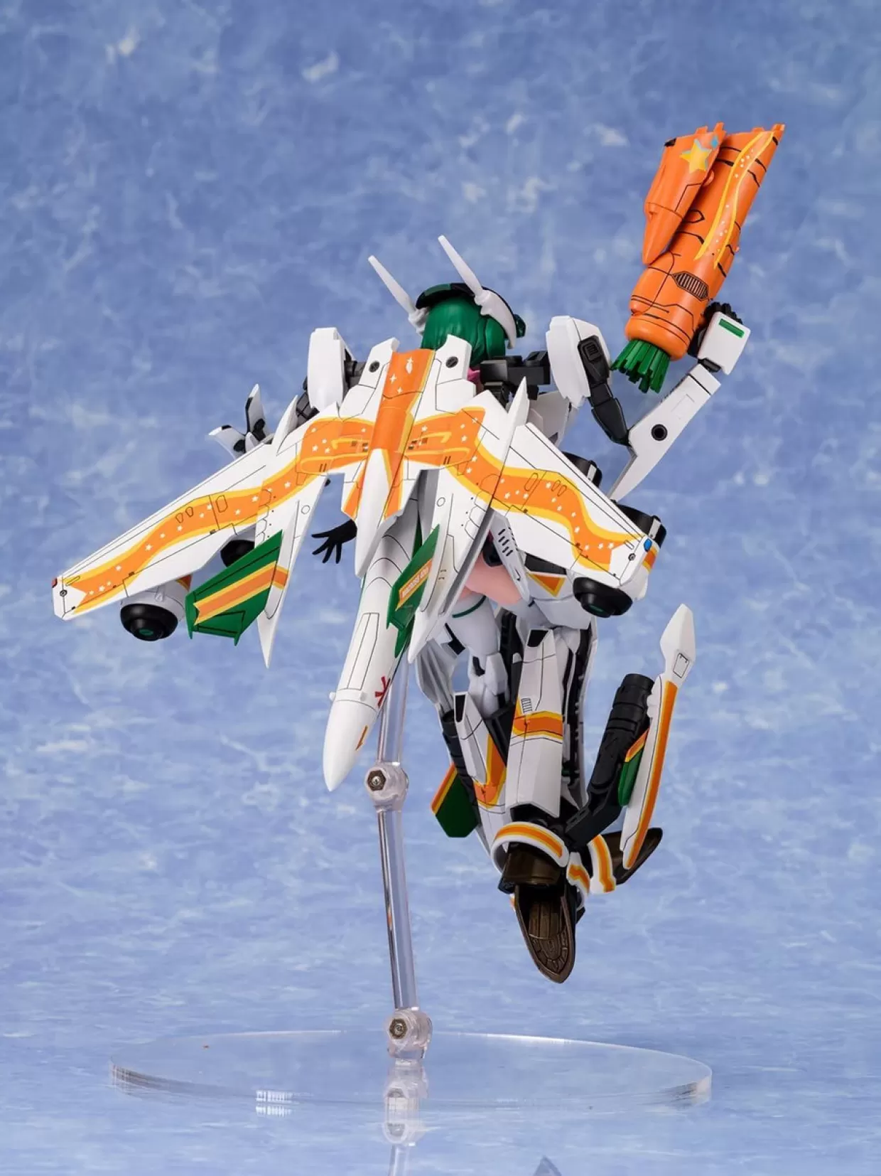 New Aoshima Acks V.F.G. Macross Frontier Vf-25F Messiah Ranka Lee Macross 40Th Anniversary Plastic Model