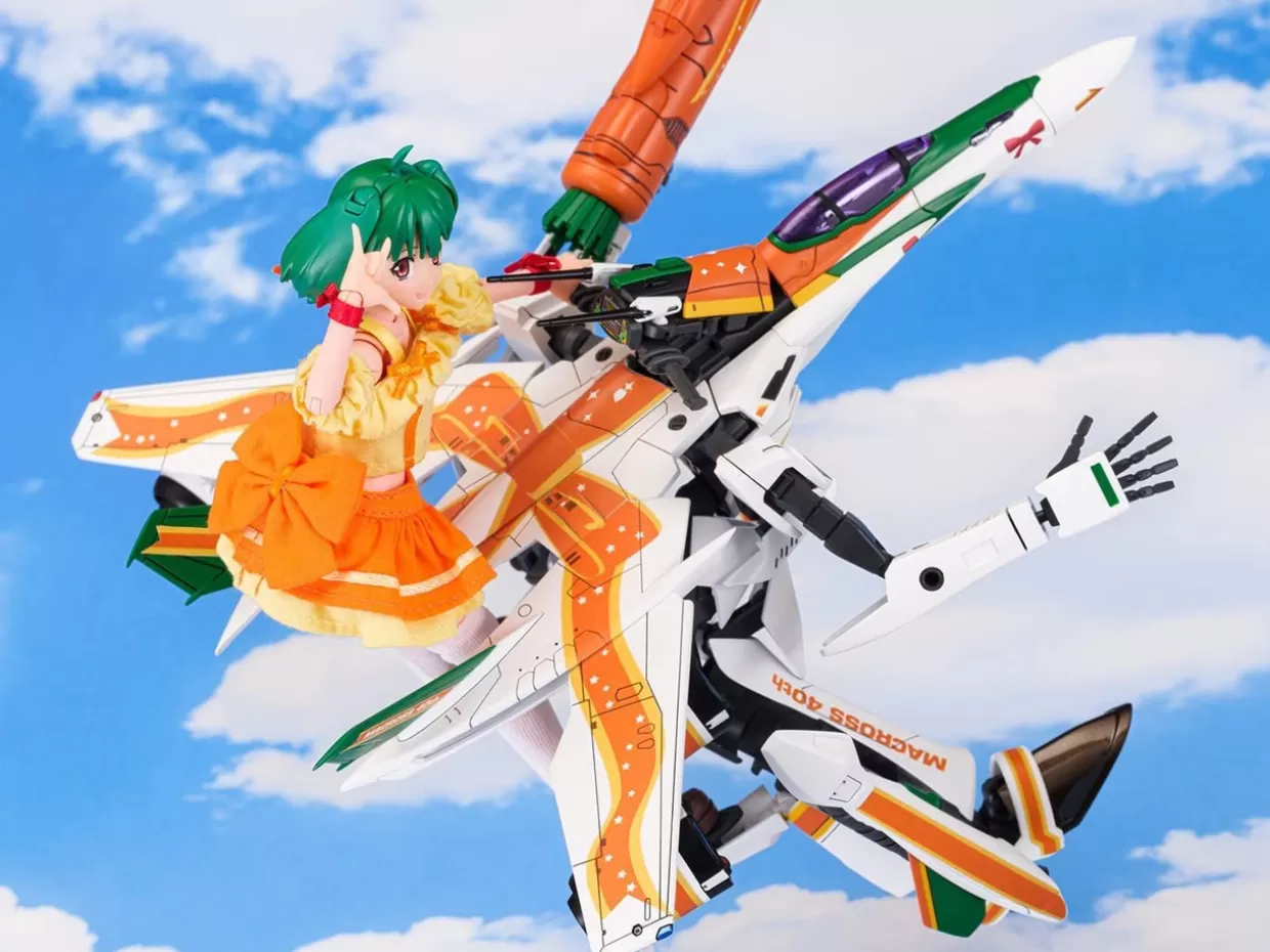 New Aoshima Acks V.F.G. Macross Frontier Vf-25F Messiah Ranka Lee Macross 40Th Anniversary Plastic Model