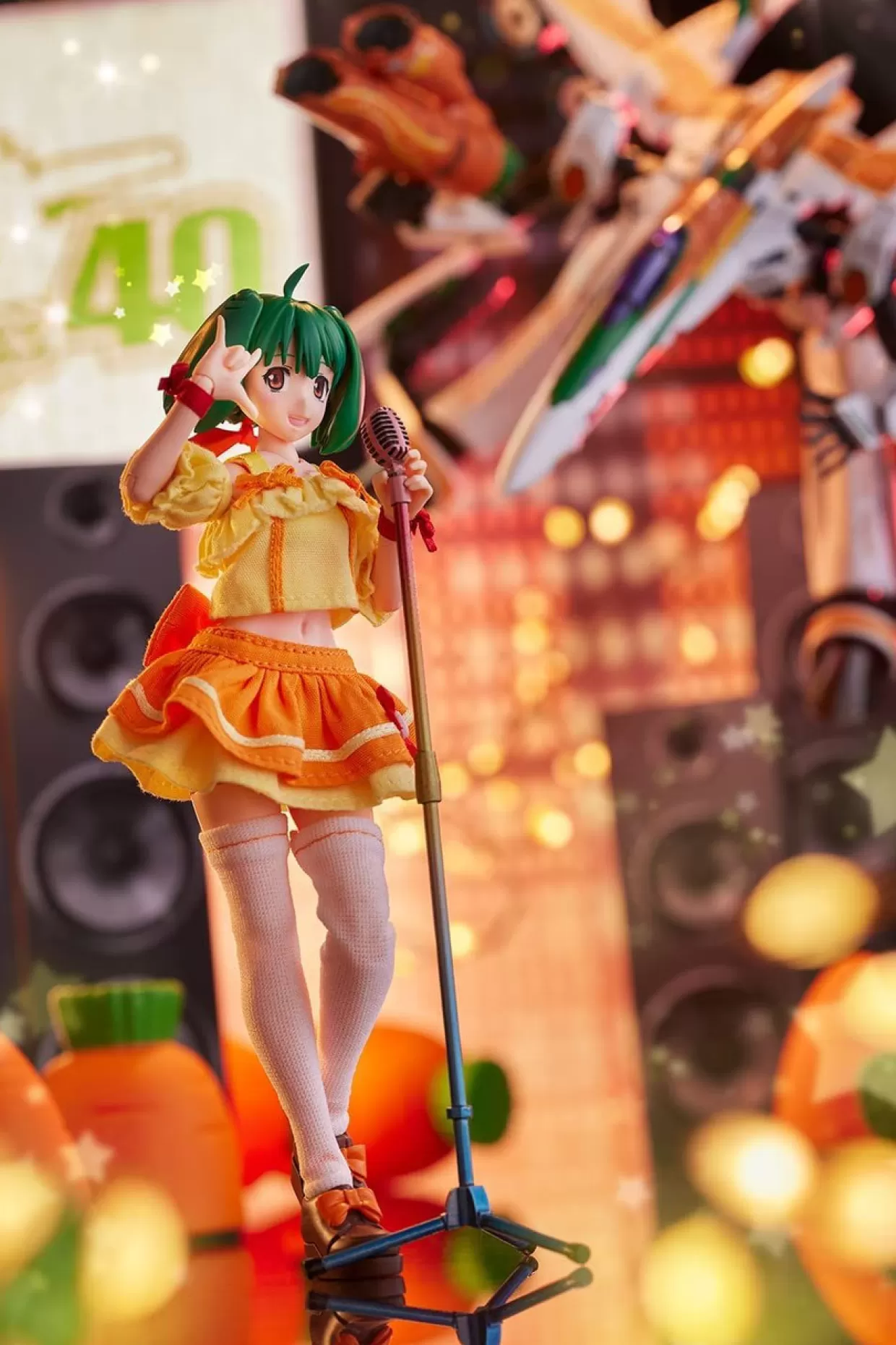 New Aoshima Acks V.F.G. Macross Frontier Vf-25F Messiah Ranka Lee Macross 40Th Anniversary Plastic Model