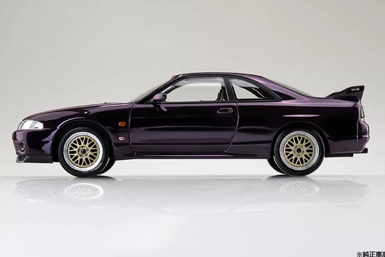 Cheap Aoshima The Snap Kit 1/32 Nissan R33 Skyline Gt-R Custom Wheel (Midnight Purple) Plastic Model