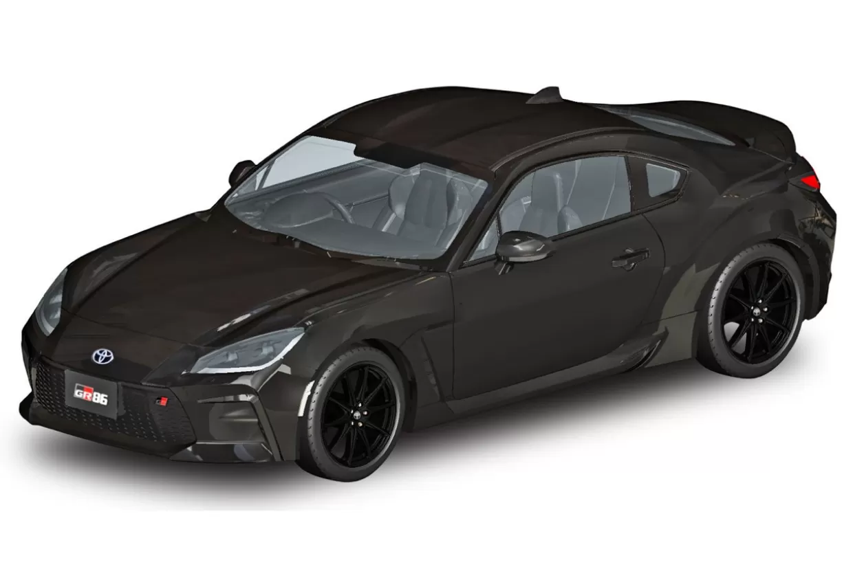 New Aoshima The Snap Kit 1/32 Toyota Gr86 (Crystal Black Silica) Plastic Model