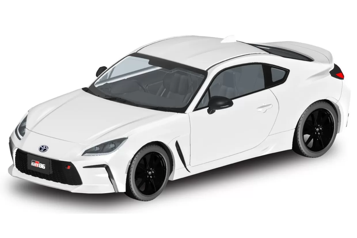 Discount Aoshima The Snap Kit 1/32 Toyota Gr86 (Crystal White Pearl) Plastic Model