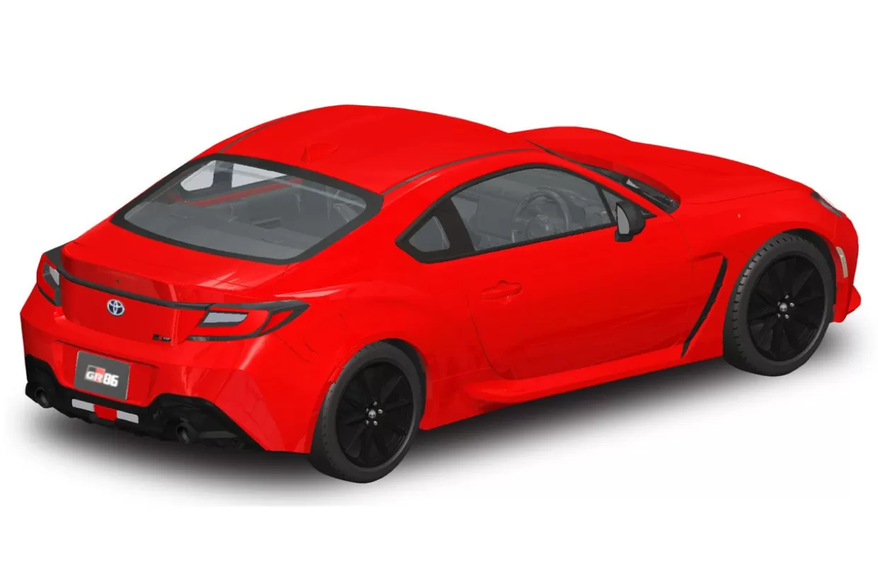 Cheap Aoshima The Snap Kit 1/32 Toyota Gr86 (Spark Red) Plastic Model
