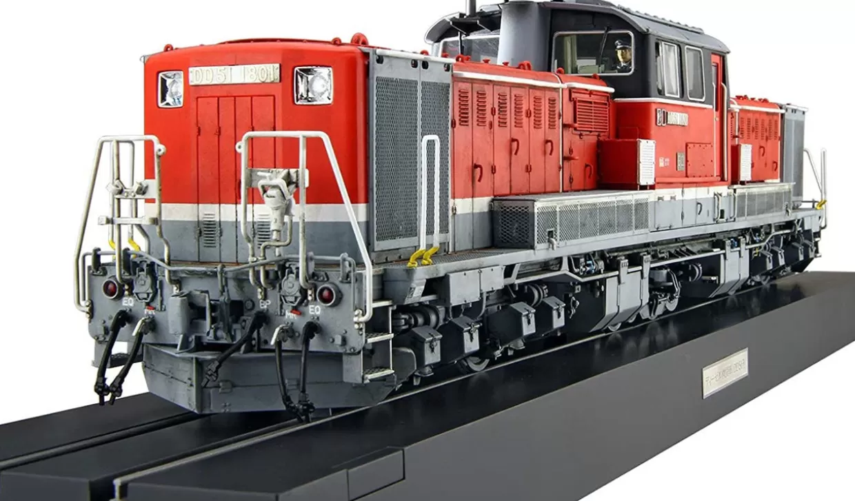 Online Aoshima Train Museum Oj 1/45 No.6 Diesel Locomotive Dd51 Freight A Renewal Machine Plastic Model