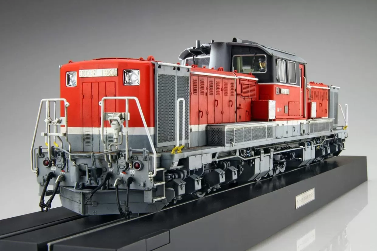Online Aoshima Train Museum Oj 1/45 No.6 Diesel Locomotive Dd51 Freight A Renewal Machine Plastic Model
