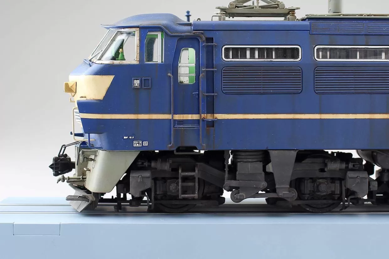 Store Aoshima Train Museum Oj 1/45 Series Locomotive Ef66 Later Ver. Plastic Model