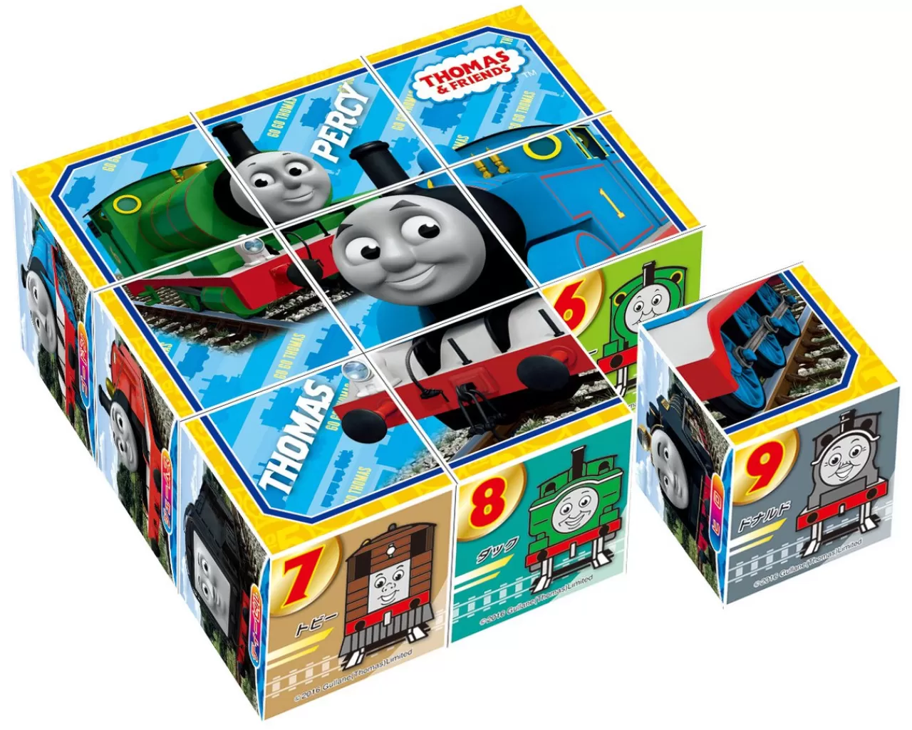 Apollo-Sha Child Cube Puzzle 13-104 Thomas And Friends Cube Puzzle (9 Pieces)