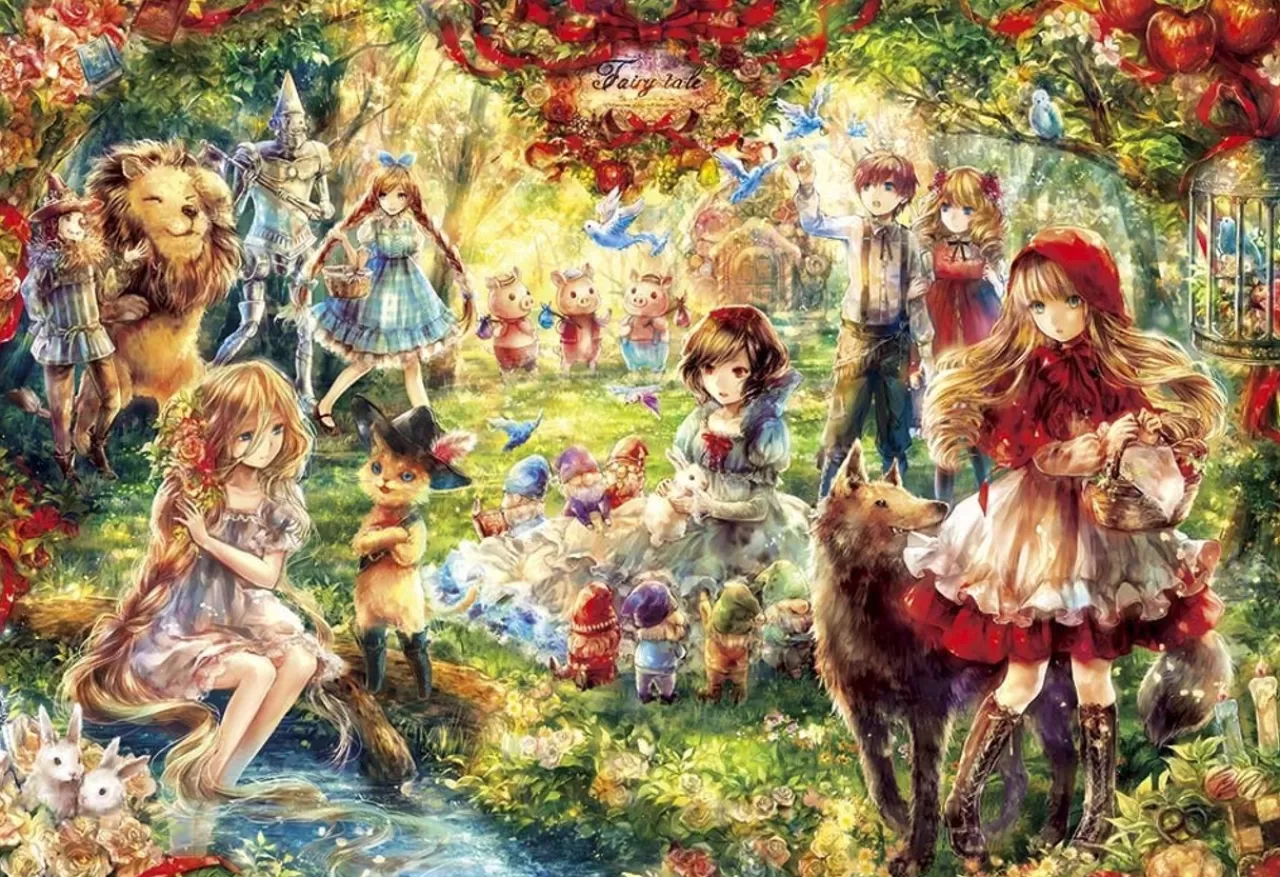 Apollo-Sha Jigsaw Puzzle 46-514 Fantastic Art Fairytale Of Forest (450 S-Pieces)