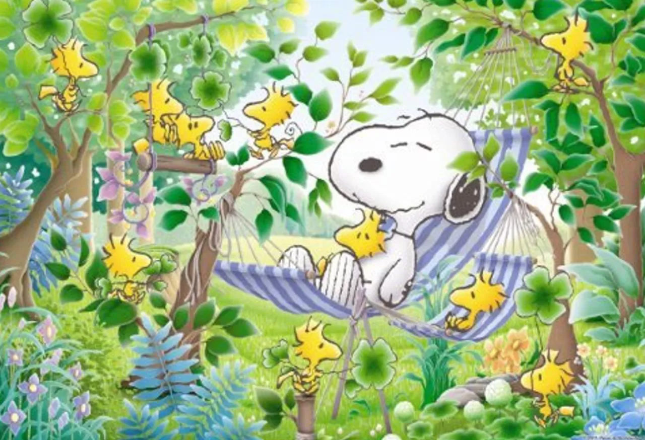 Apollo-Sha Jigsaw Puzzle 3-835 Peanuts Snoopy Sleep In A Hammock (300 Pieces)