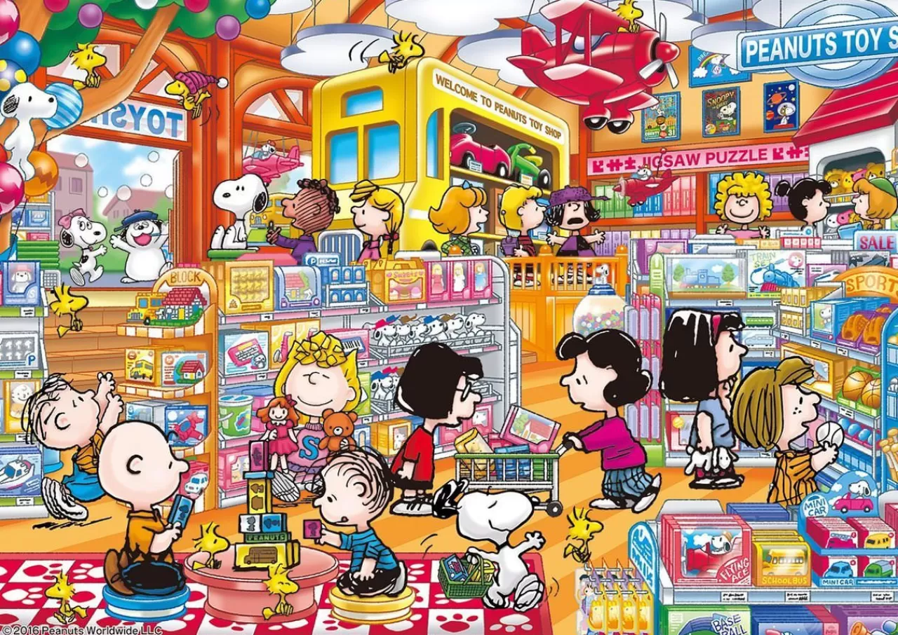 Apollo-Sha Jigsaw Puzzle 41-741 Peanuts Snoopy Toy Shop (108 Pieces)