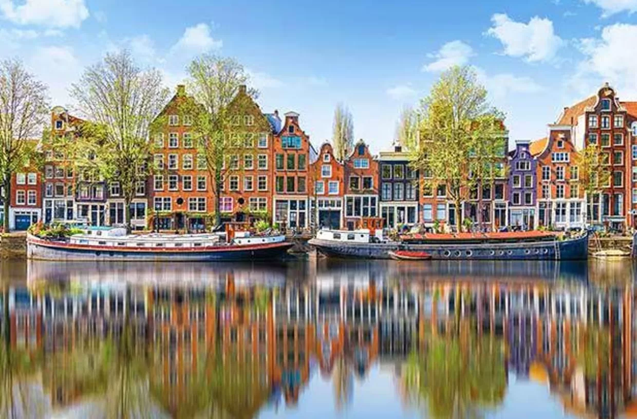 Best Appleone 1000-877 Jigsaw Puzzle Canals And The Traditional City Of Amsterdam (1000 Pieces)