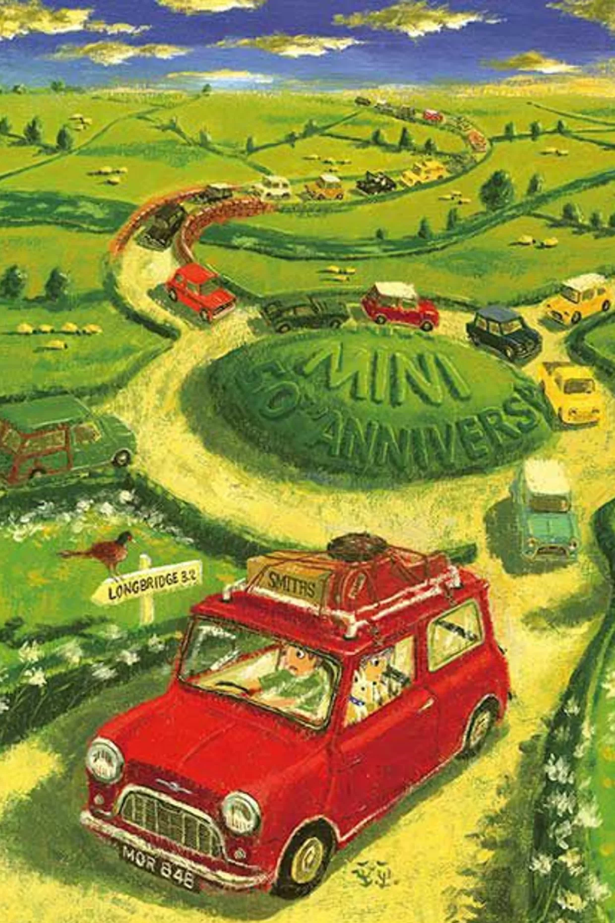 Best Sale Appleone 1000-861 Jigsaw Puzzle Let's Go To Longbridge By Yasuo Okuma (1000 Pieces)