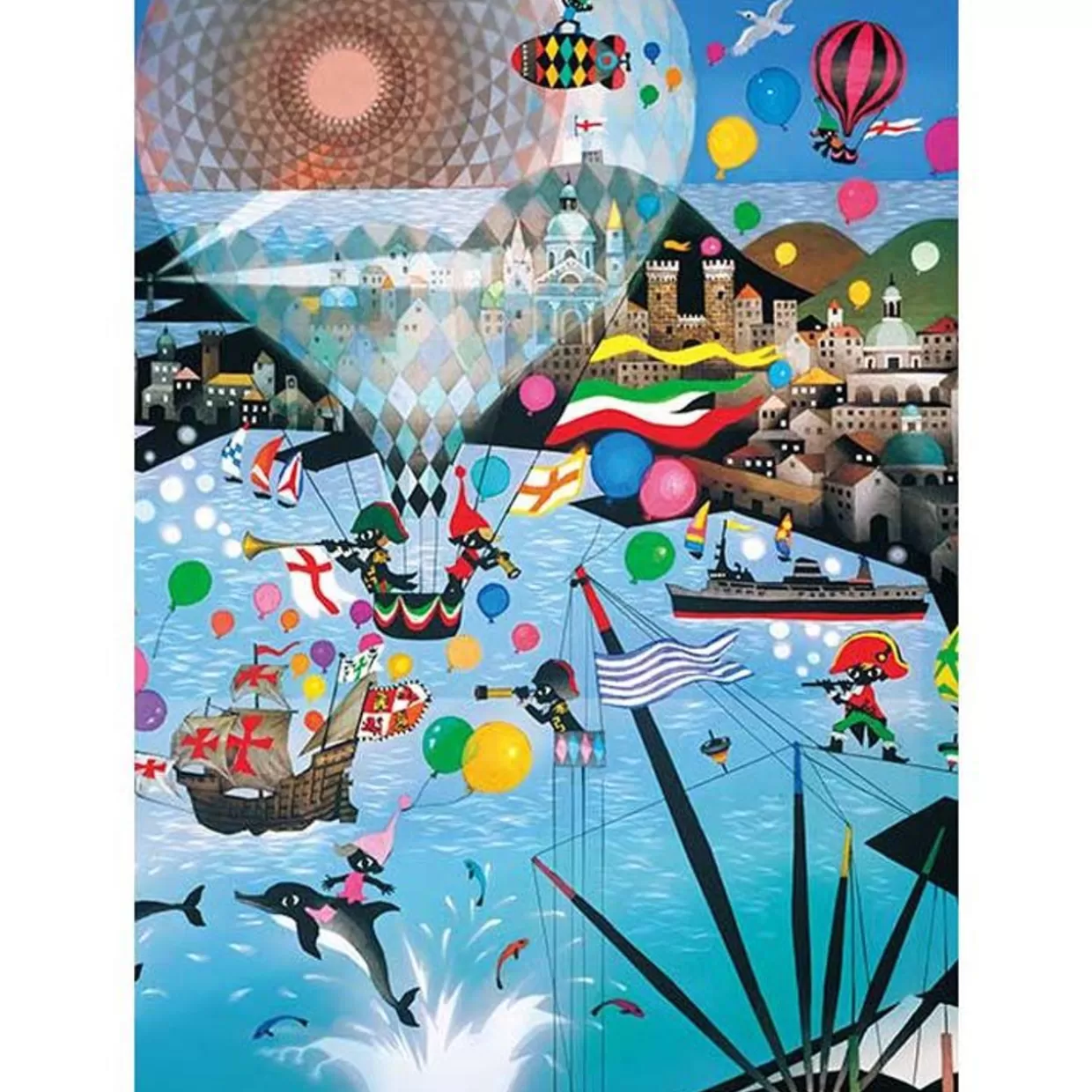 Discount Appleone 500-286 Jigsaw Puzzle Sea Of Genoa By Seiji Fujishiro (500 Pieces)