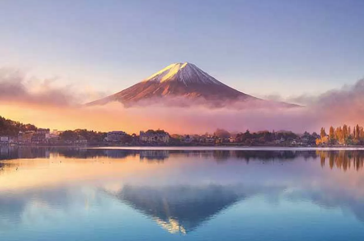 Hot Appleone Jigsaw Puzzle 1000-856 Mt.Fuji In The Morning Mist (1000 Pieces)