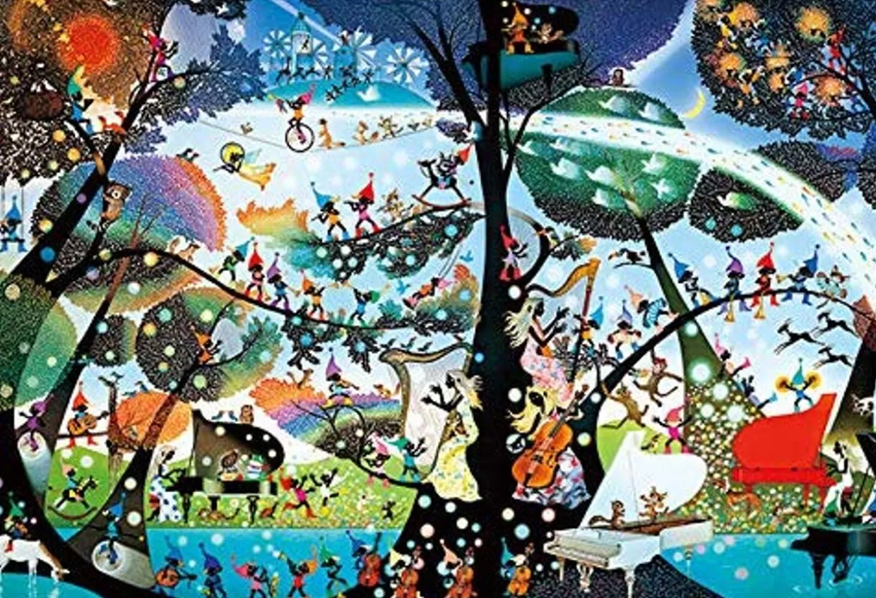 Online Appleone Jigsaw Puzzle 1000-848 Seiji Fujishiro Paradise Of The Elves (1000 Pieces)