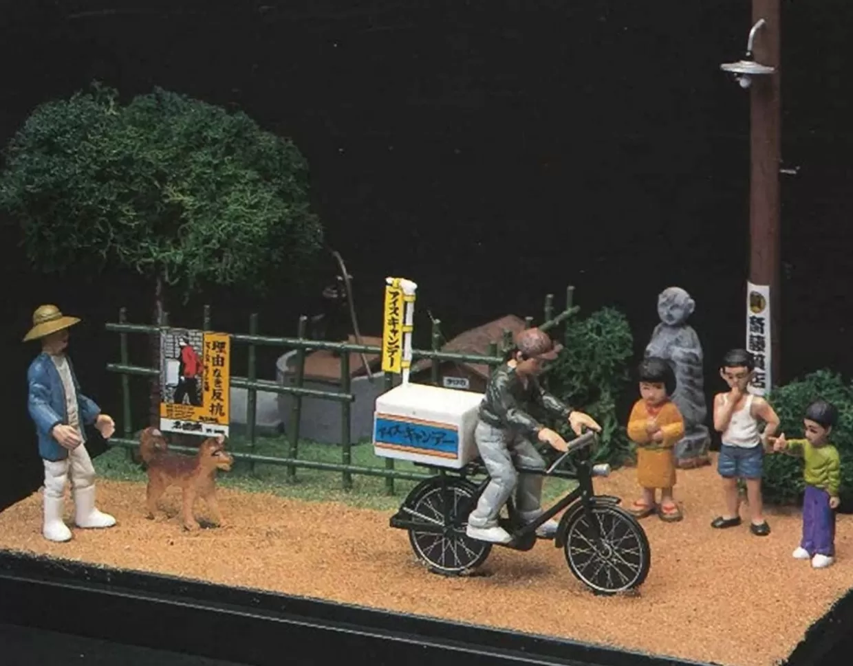 Best Arii 1/32 Nostalgic Showa Diorama Kit Ice Candy Shop Plastic Model