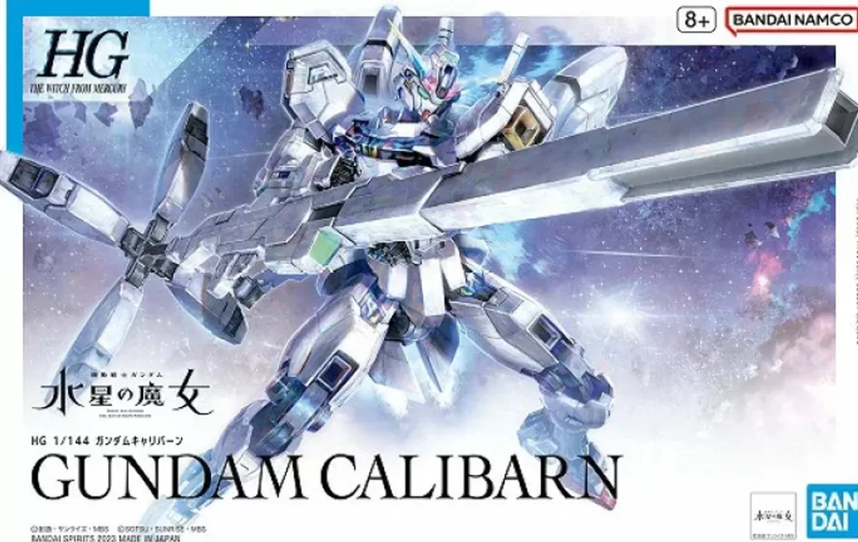 Outlet Bandai Hg 1/144 Gundam Calibarn Plastic Model (Gundam: The Witch From Mercury)