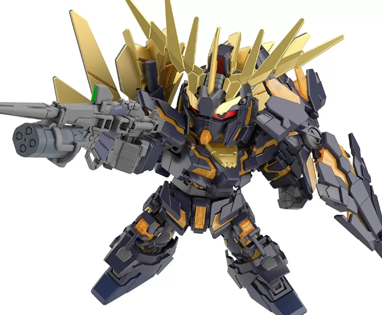 Fashion Bandai Sd Gundam Cross Silhouette Unicorn Gundam 02 Banshee (Destroy Mode) & Banshee Norn Parts Set Plastic Model