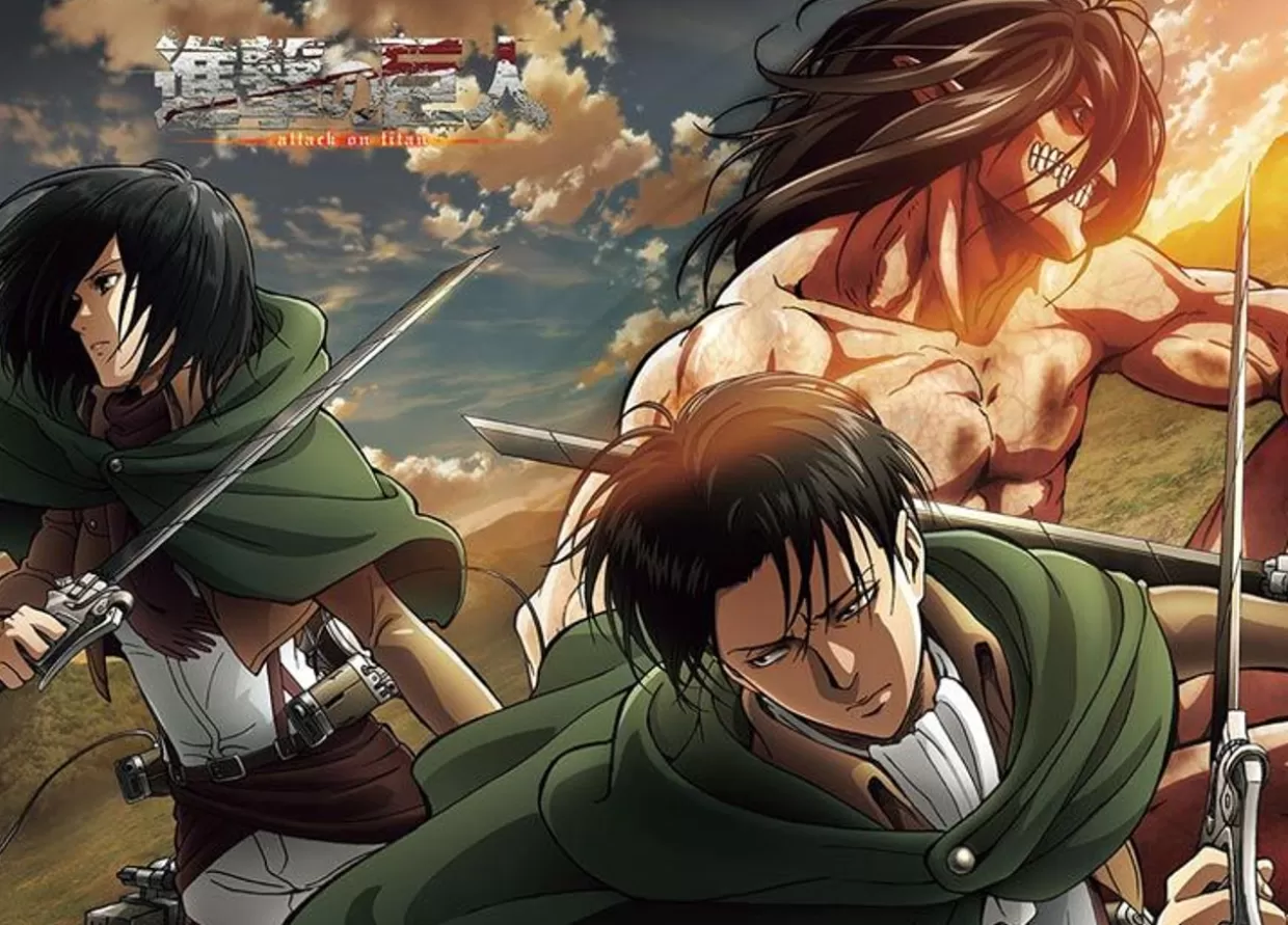 Online Beverly 66-226 Jigsaw Puzzle Attack On Titan Eren Giant Levi And Mikasa (600 Pieces)