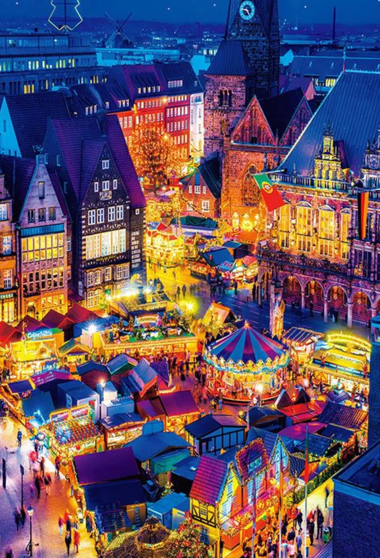 Outlet Beverly 51-290 Jigsaw Puzzle Christmas Market In Bremen (1000 Pieces)