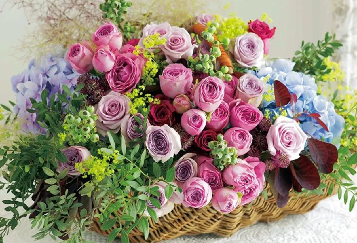Hot Beverly 61-455 Jigsaw Puzzle Colorful Flower Bouquet (1000 Pieces)