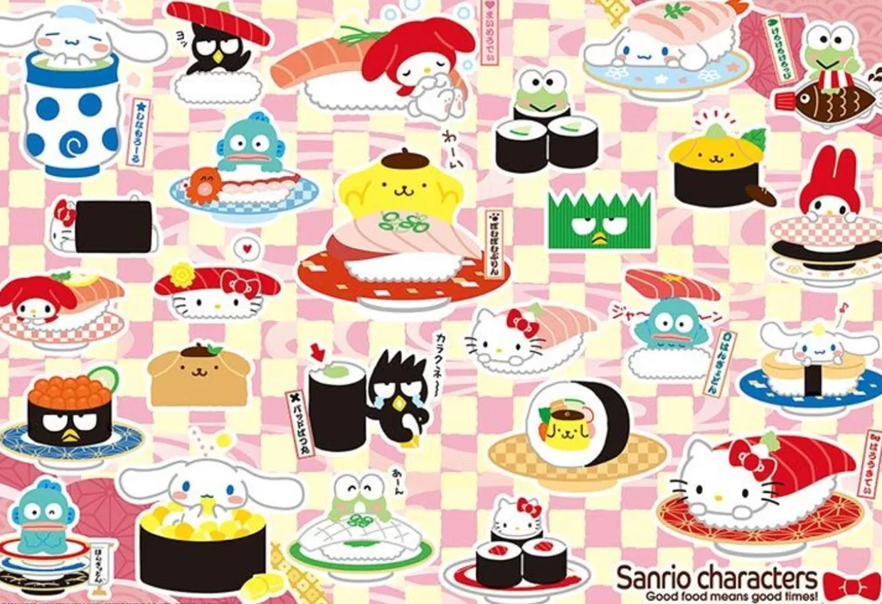 Best Sale Beverly 83-107 Jigsaw Puzzle Hello Kitty And Sanrio Characters At A Sushi Restaurant (300 Pieces)