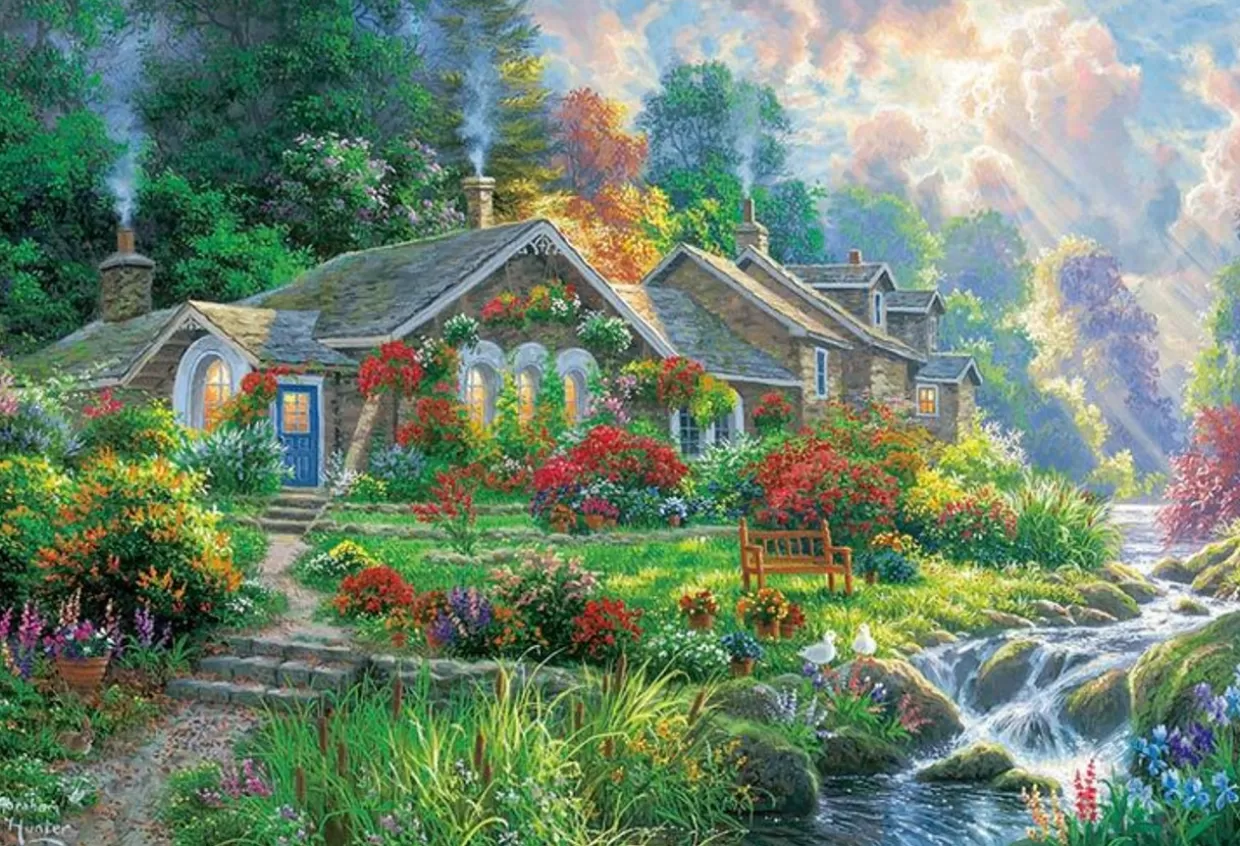 Discount Beverly 31-520 Jigsaw Puzzle Home Sweet Home By Abraham Hunter (1000 Pieces)