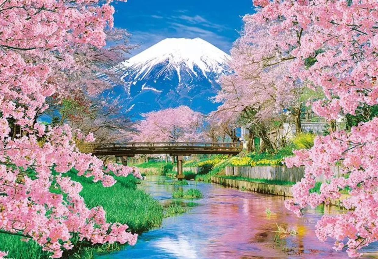Sale Beverly 33-208 Jigsaw Puzzle Mt.Fuji And The Murmuring Of Spring (300 Pieces)