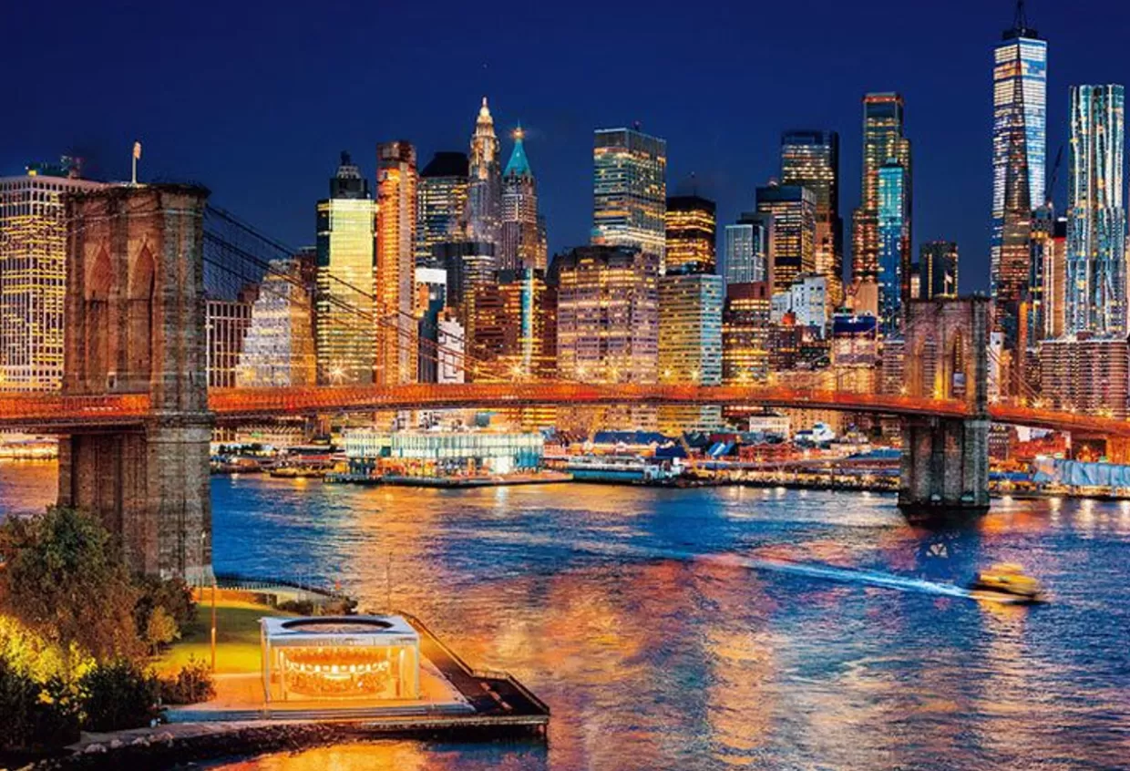 Discount Beverly 51-280 Jigsaw Puzzle Night View Of New York (1000 Pieces)