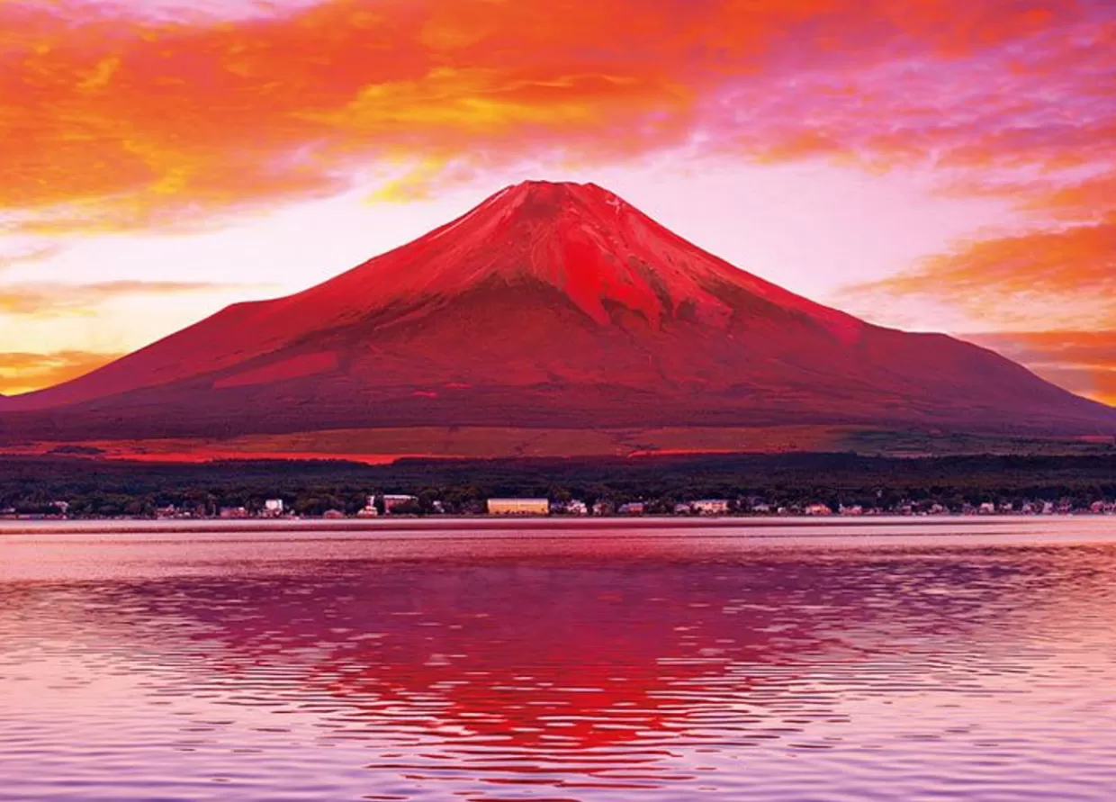 Online Beverly 66-164 Jigsaw Puzzle Red Mt.Fuji In The Early Summer Morning (600 Pieces)