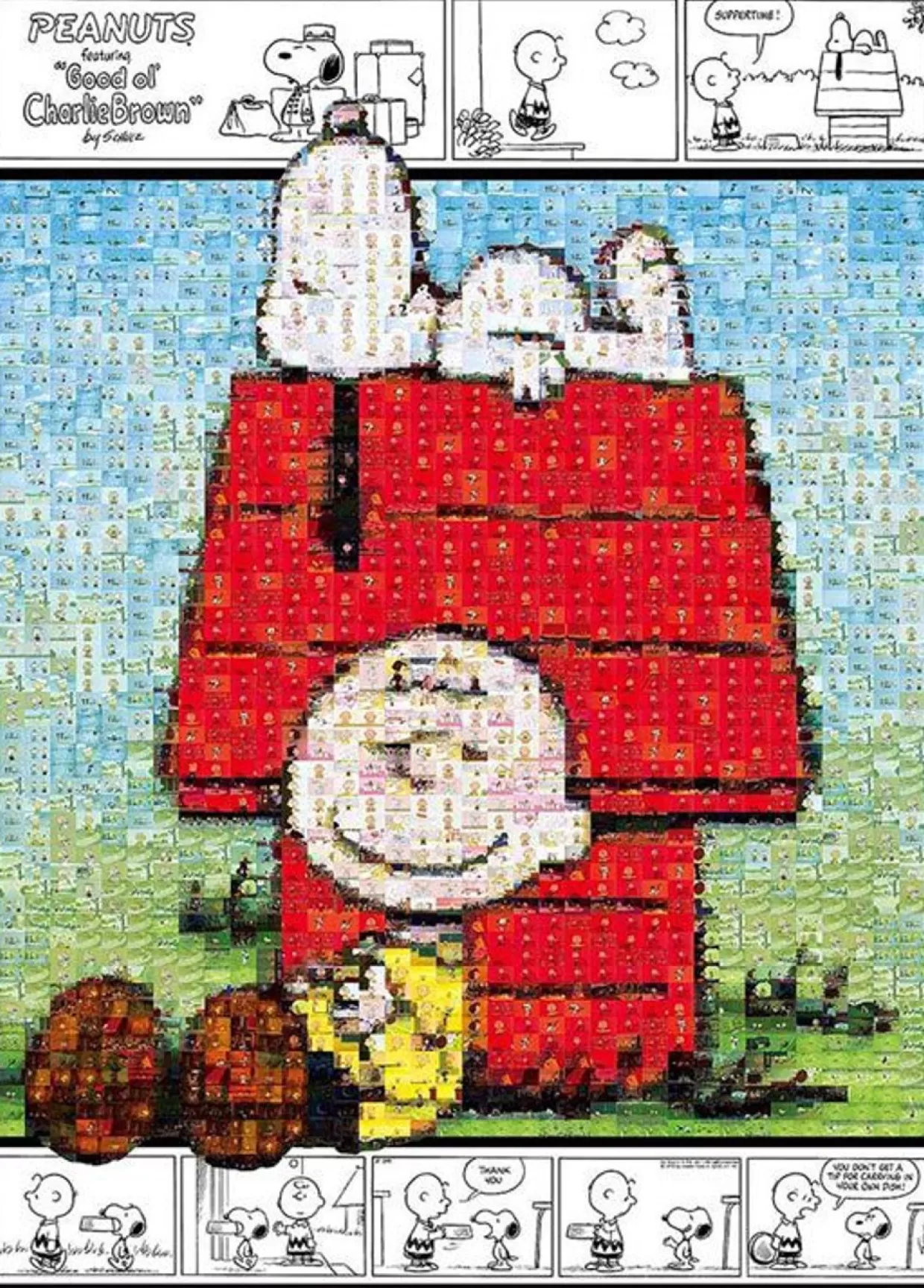Sale Beverly 66-145 Jigsaw Puzzle Snoopy Mosaic Snoopy And Charlie Brown (600 Pieces)
