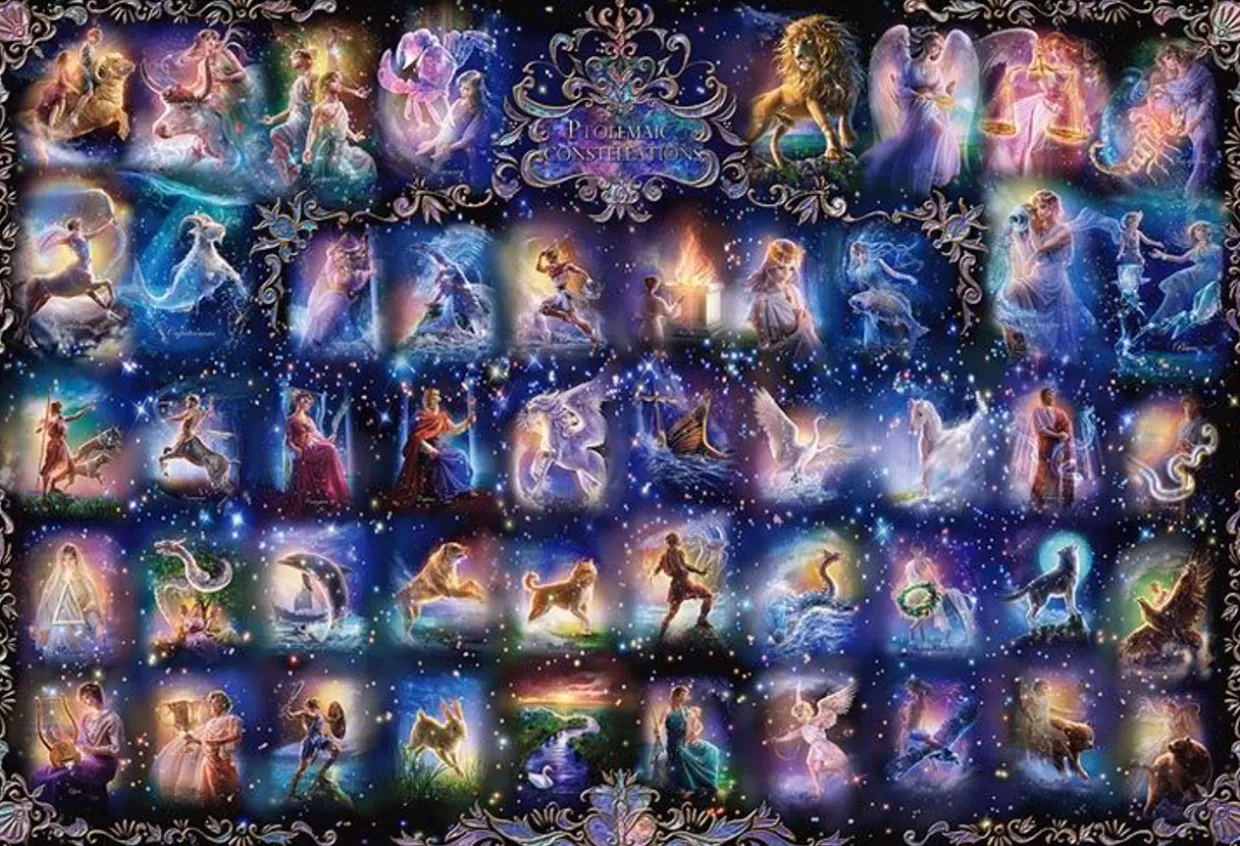 Flash Sale Beverly 81-130 Jigsaw Puzzle Story Of A Starry Sky Forty-Eight Constellations (1000 Pieces)