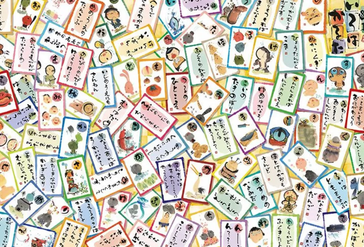 Sale Beverly 61-448 Jigsaw Puzzle Yuseki Miki Iroha Karuta (Japanese Card Matching) (1000 Pieces)