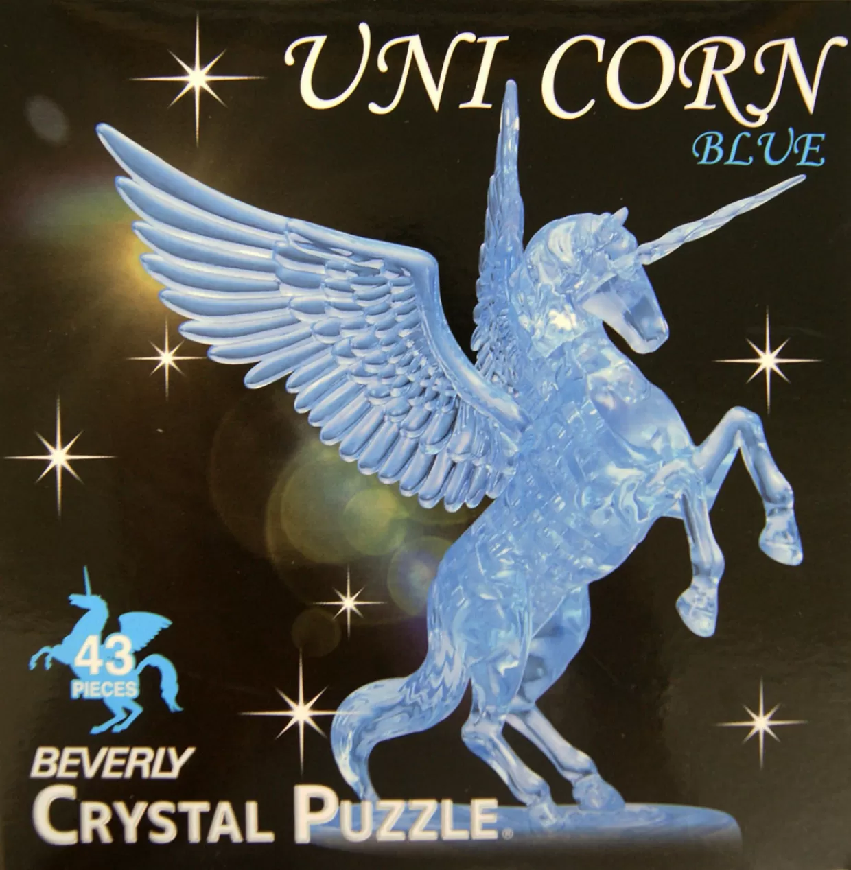 Cheap Beverly Crystal 3D Puzzle 486985 Unicorn Blue (43 Pieces)
