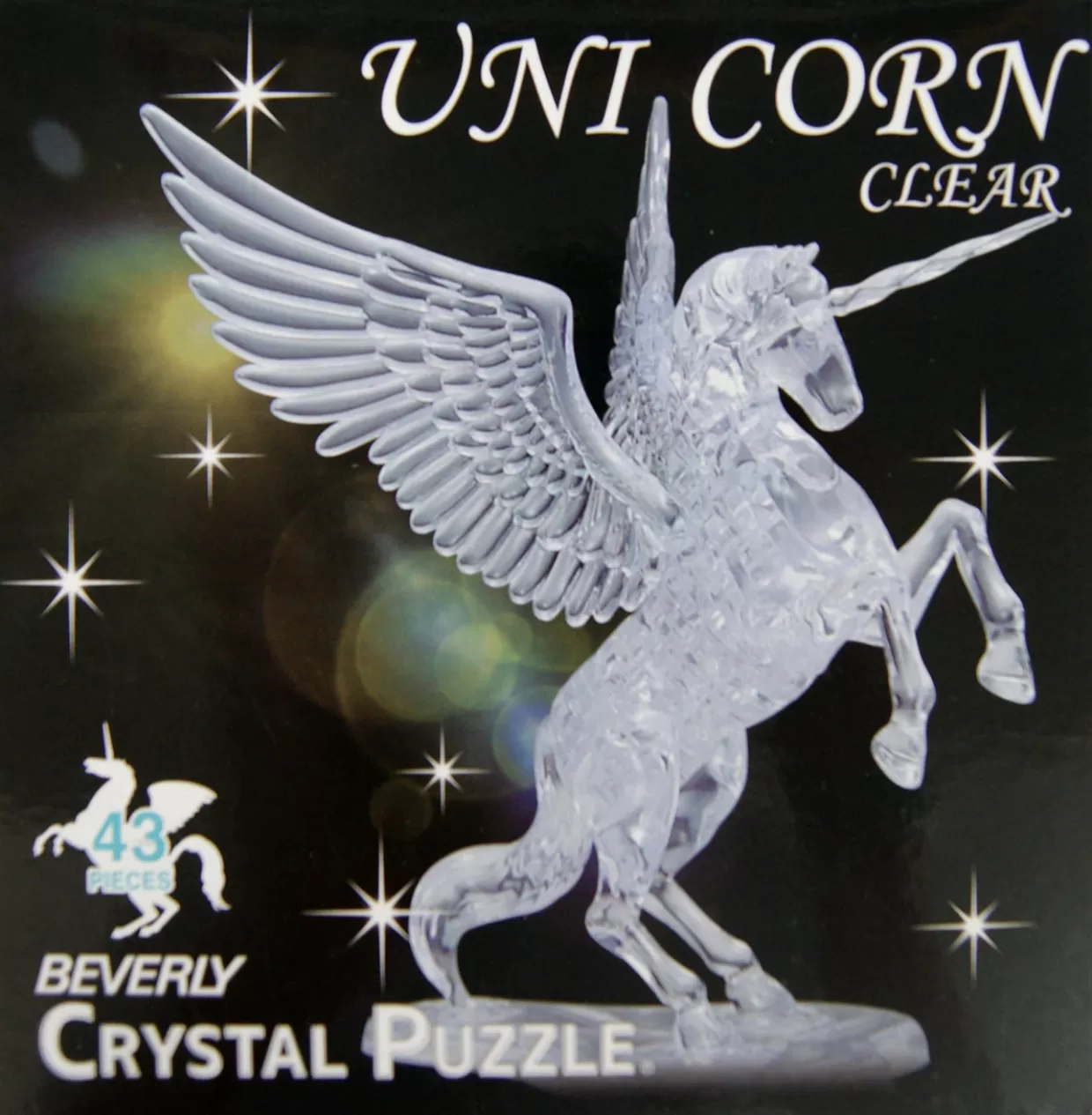 Outlet Beverly Crystal 3D Puzzle 486978 Unicorn Clear (43 Pieces)