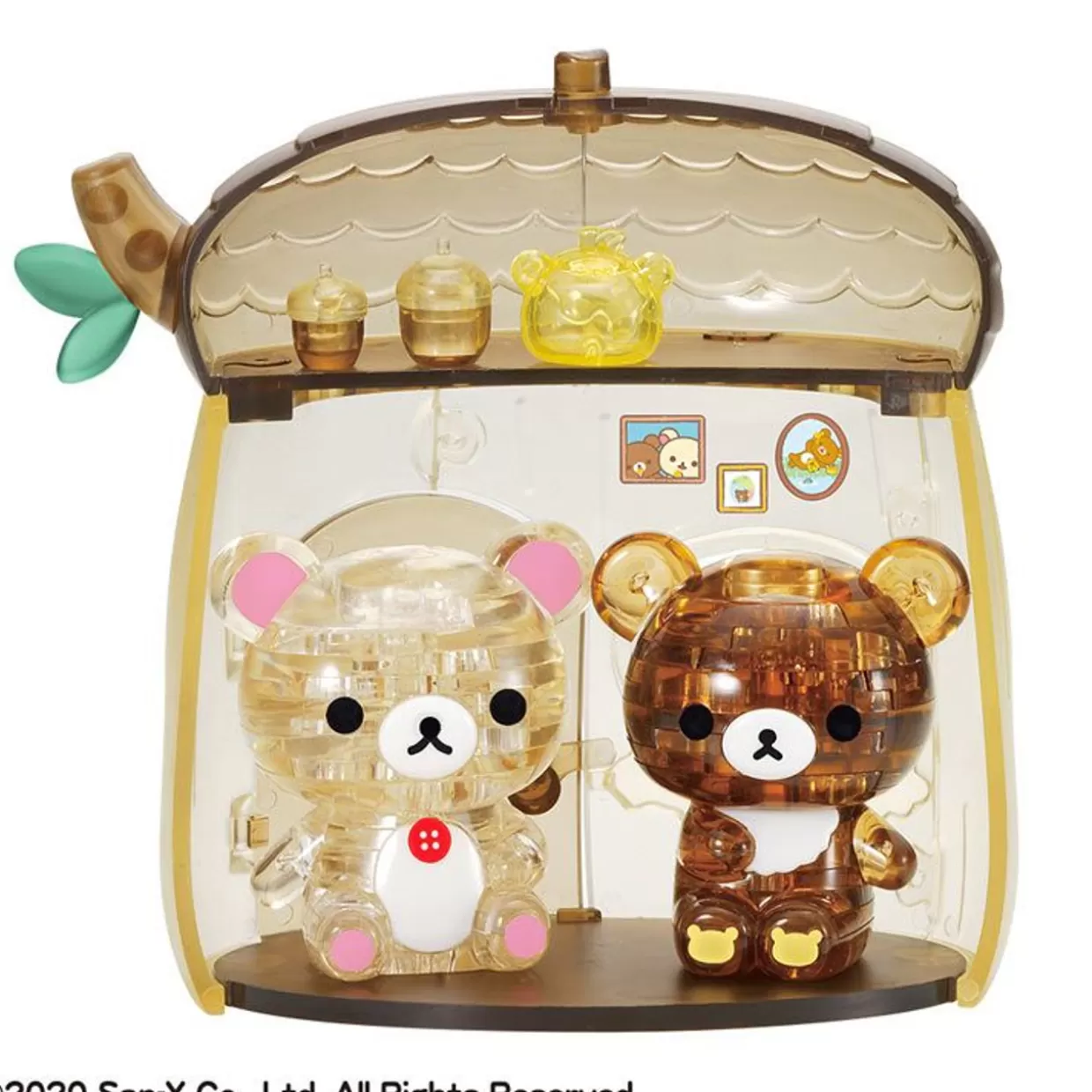Best Beverly Crystal 3D Puzzle Rilakkuma Korilakkuma & Chairoikoguma Acorn House (66 Pieces)