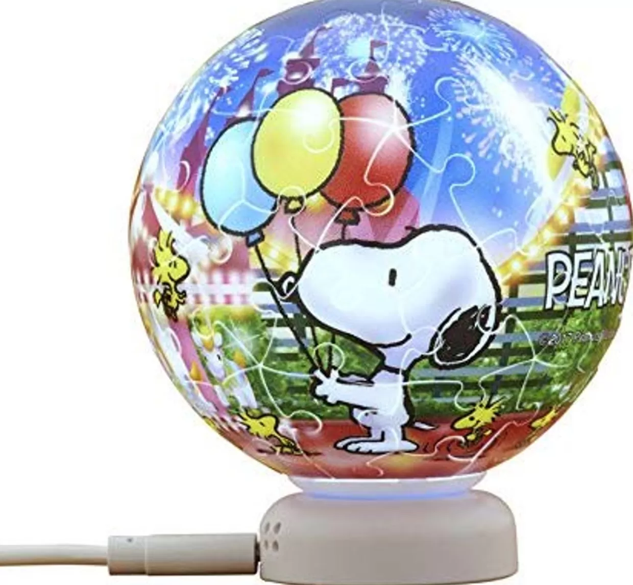 Shop Beverly Crystal Jigsaw Puzzle Cjp-052 Peanuts Snoopy At The Night Fair (60 Pieces)