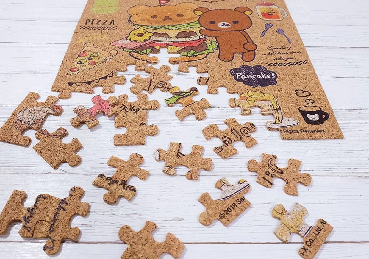 Clearance Beverly Jigsaw Puzzle 108-825 Cork Jigsaw Puzzle Rilakkuma Deli (108 Pieces)