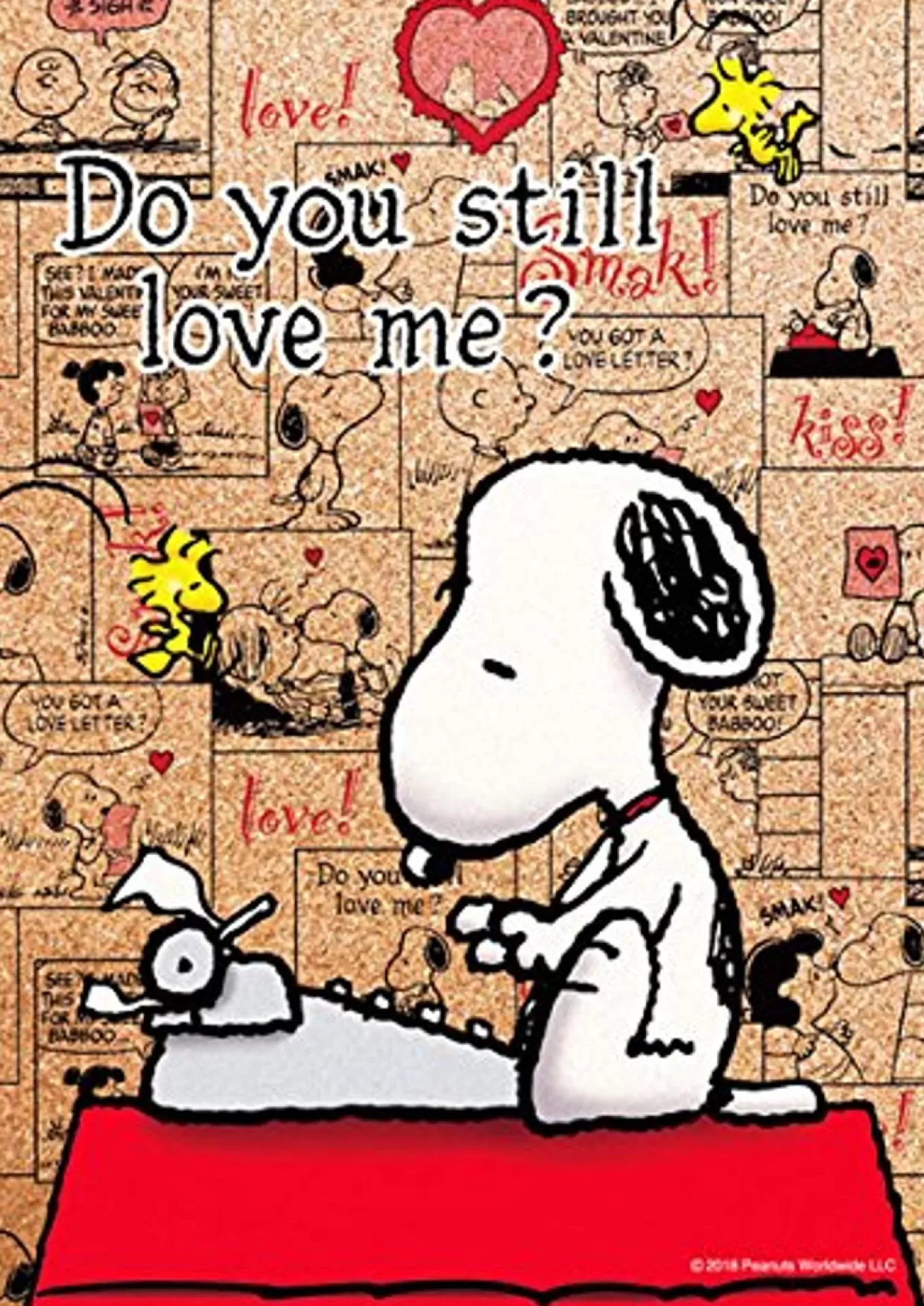 Best Sale Beverly Jigsaw Puzzle 88-034 Cork Peanuts Snoopy Do You Still Love Me (88 L-Pieces)