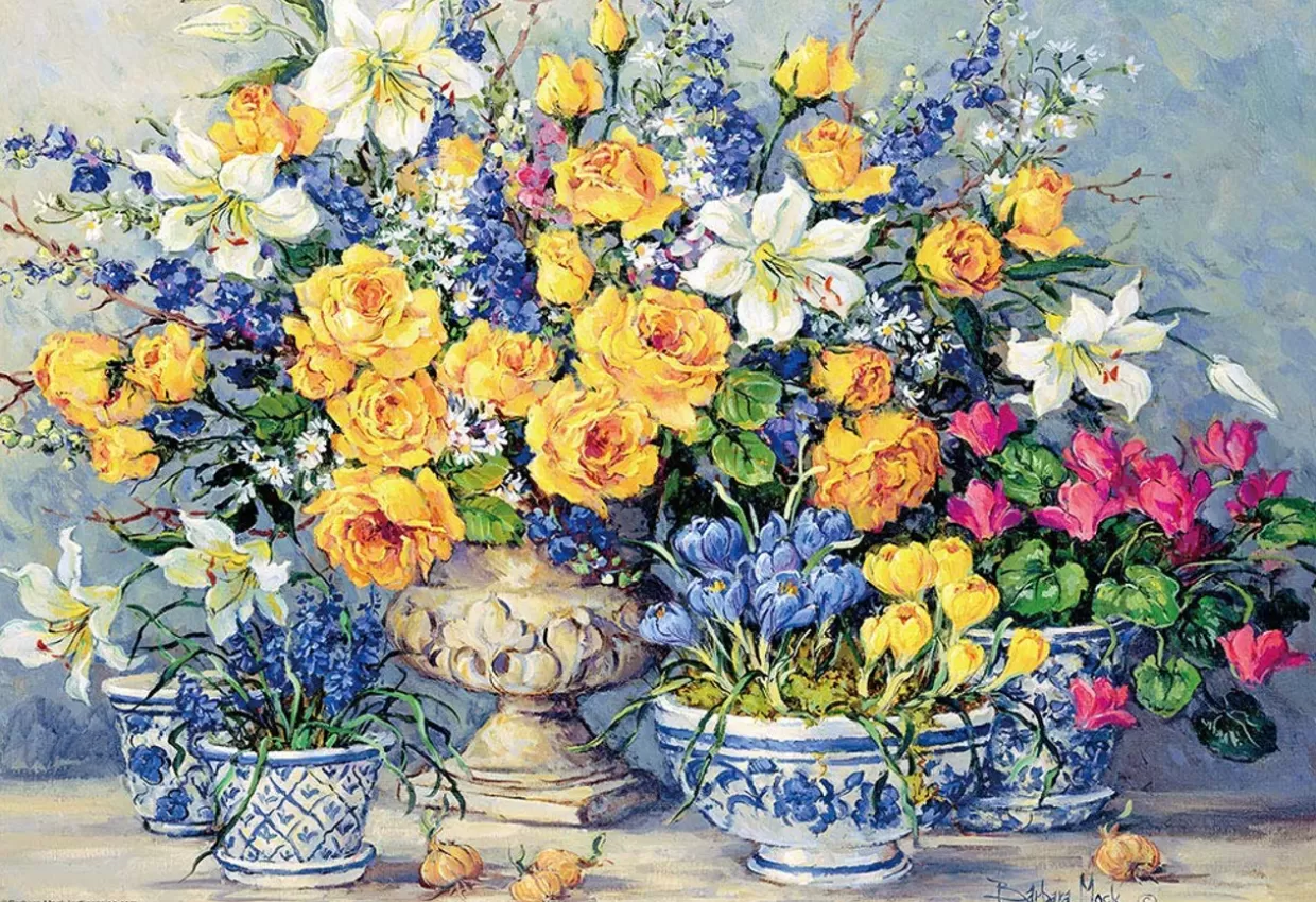 New Beverly Jigsaw Puzzle M81-569 Barbara Mock From The Sparkling Garden (1000 S-Pieces)