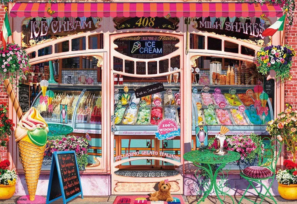 Flash Sale Beverly Jigsaw Puzzle M81-581 Gary Walton Ice Cream Shop (1000 S-Pieces)