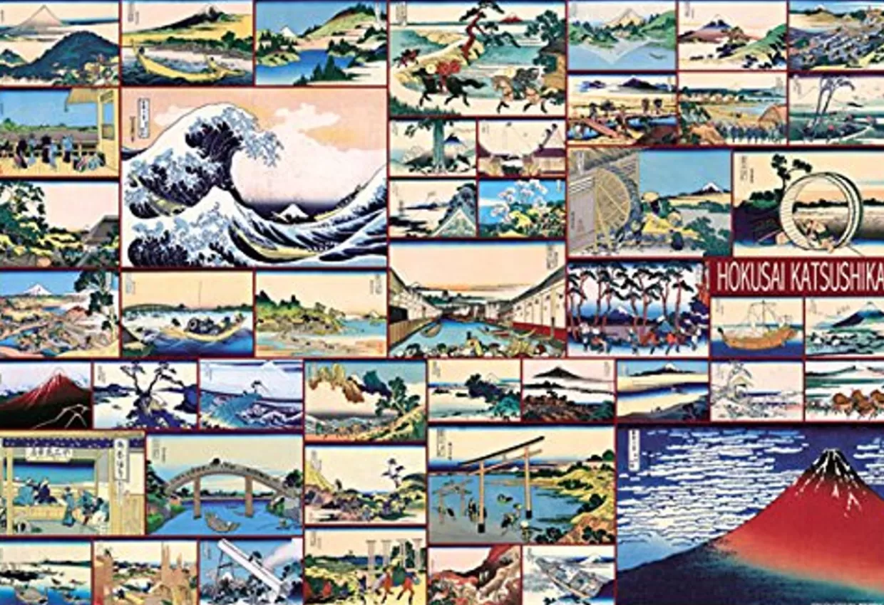 Fashion Beverly Jigsaw Puzzle M81-561 Hokusai Katsushika Thirty-Six Views Of Mount Fuji Collection (1000 S-Pieces)