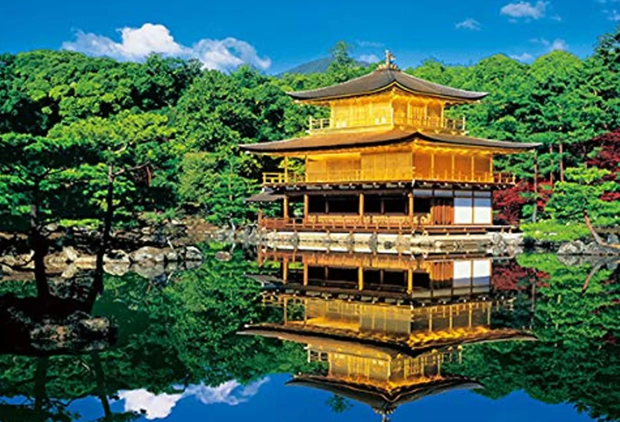 Clearance Beverly Jigsaw Puzzle M108-208 Kinkaku-Ji Golden Pavilion Kyoto Japan (108 S-Pieces)