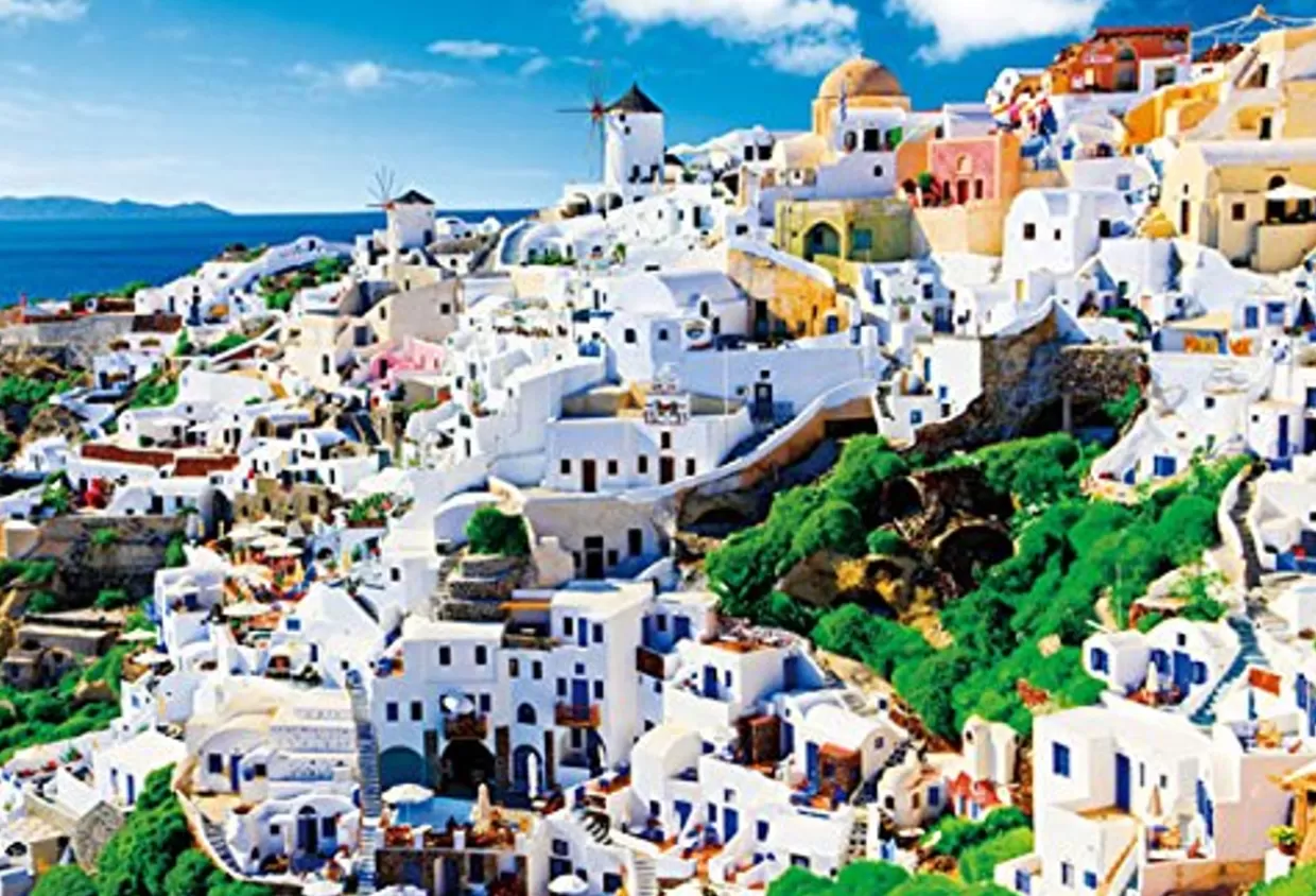 Flash Sale Beverly Jigsaw Puzzle S62-520 Santorini Aegean Sea Greece (2000 S-Pieces)