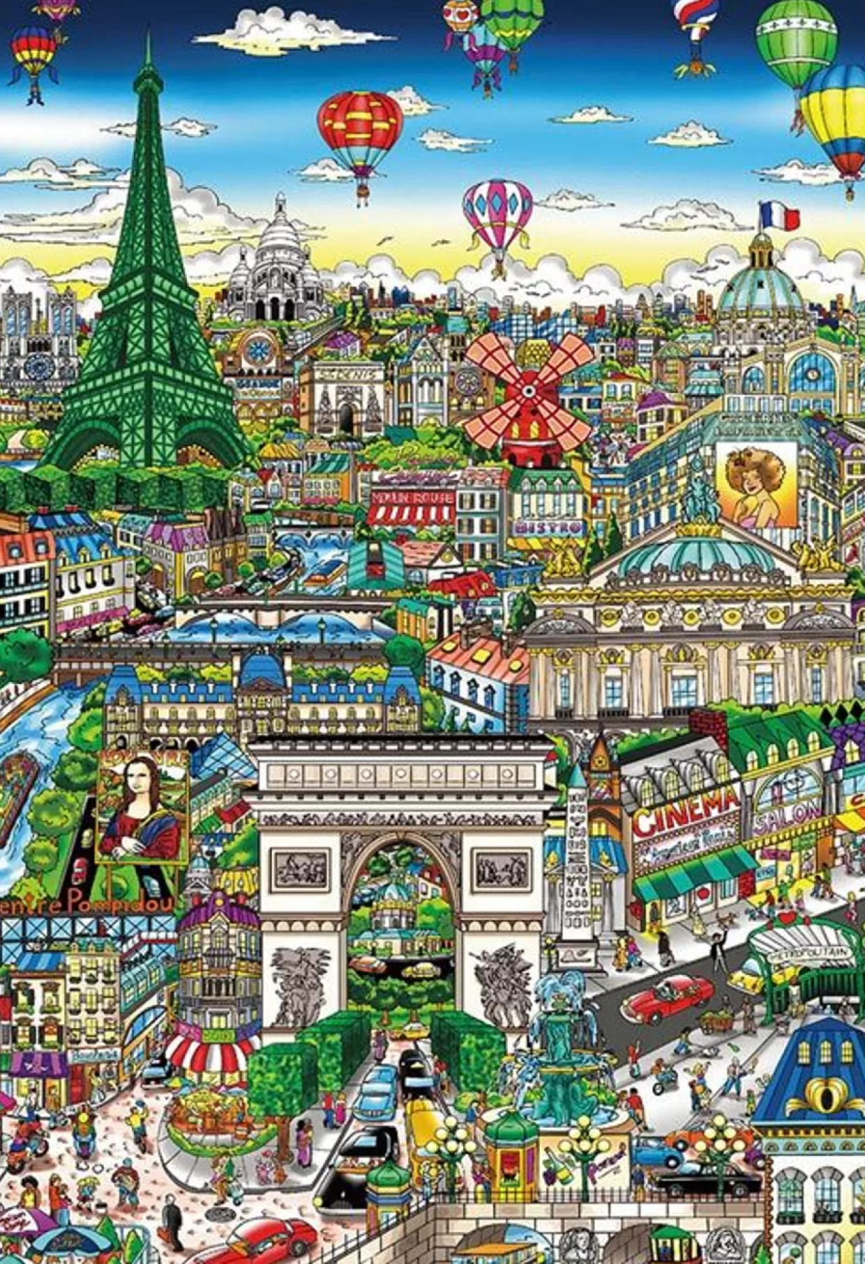 Best Beverly M81-645 Jigsaw Puzzle Fall In Love With Paris (1000 S-Pieces)