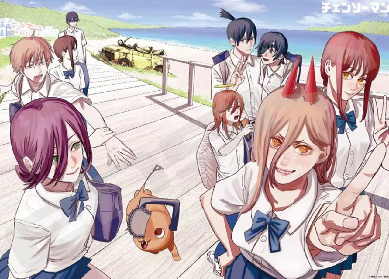 Ensky 500-377 Jigsaw Puzzle Chainsaw Man School Days Of Dreams (500 Pieces)
