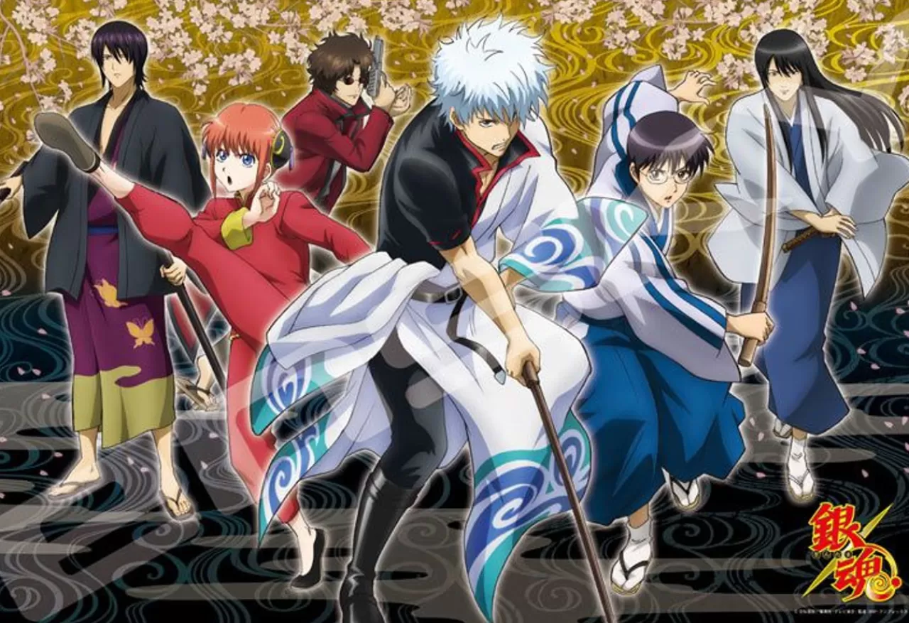 Ensky 300-1760 Jigsaw Puzzle Gintama Slash In A Single Sweep (300 Pieces)