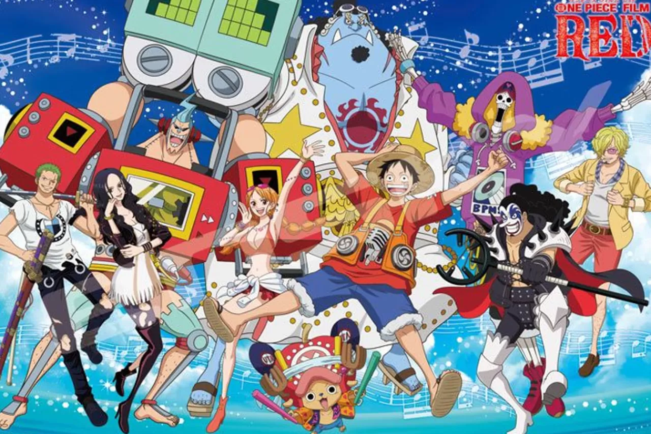 Ensky 1000-589 Jigsaw Puzzle One Piece Film: Red Straw Hat Pirates Festival (1000 Pieces)