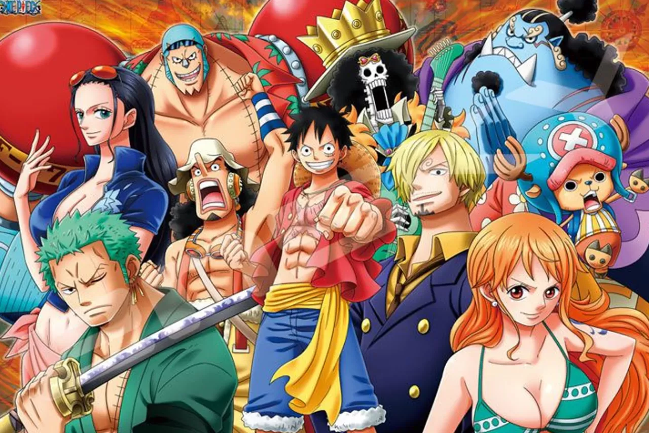 Ensky 1000-587 Jigsaw Puzzle One Piece Straw Hat Pirates Crew (1000 Pieces)